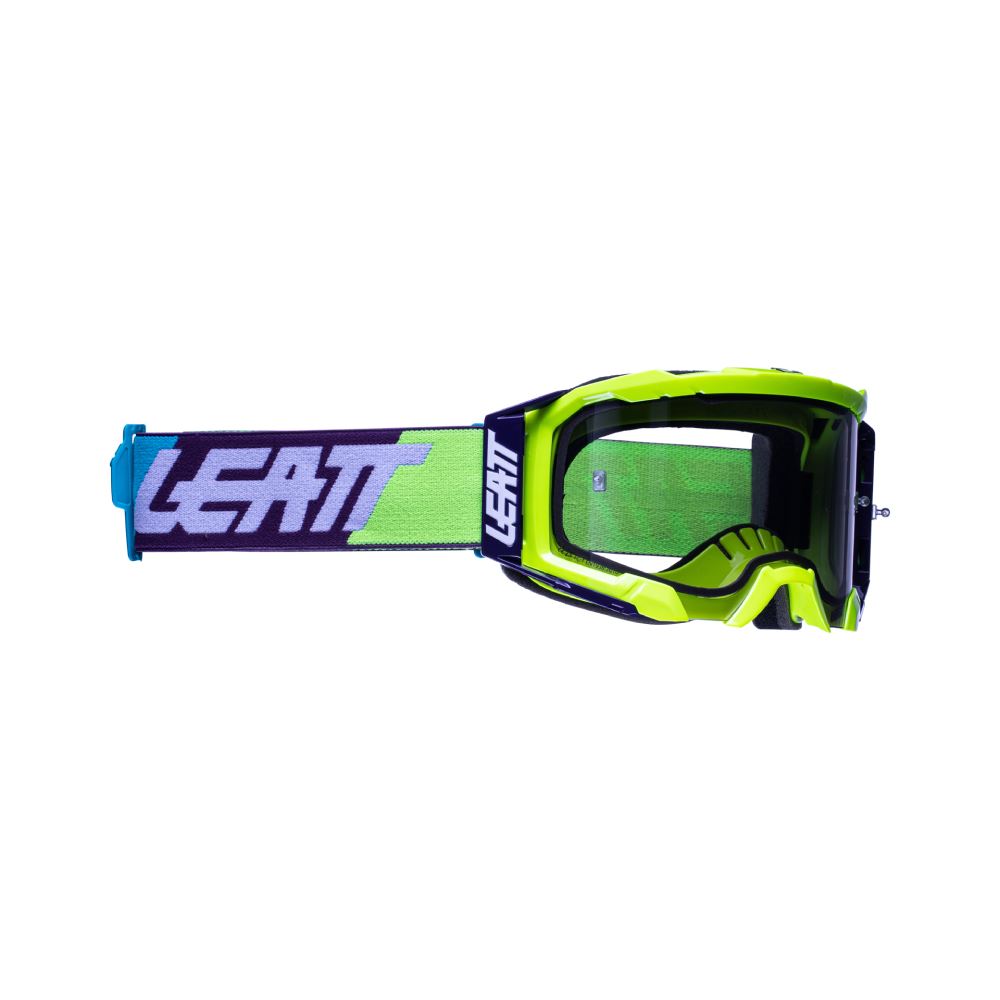 Leatt 2024 Goggles Velocity 5.5 Neon Yellow - Grey Lens